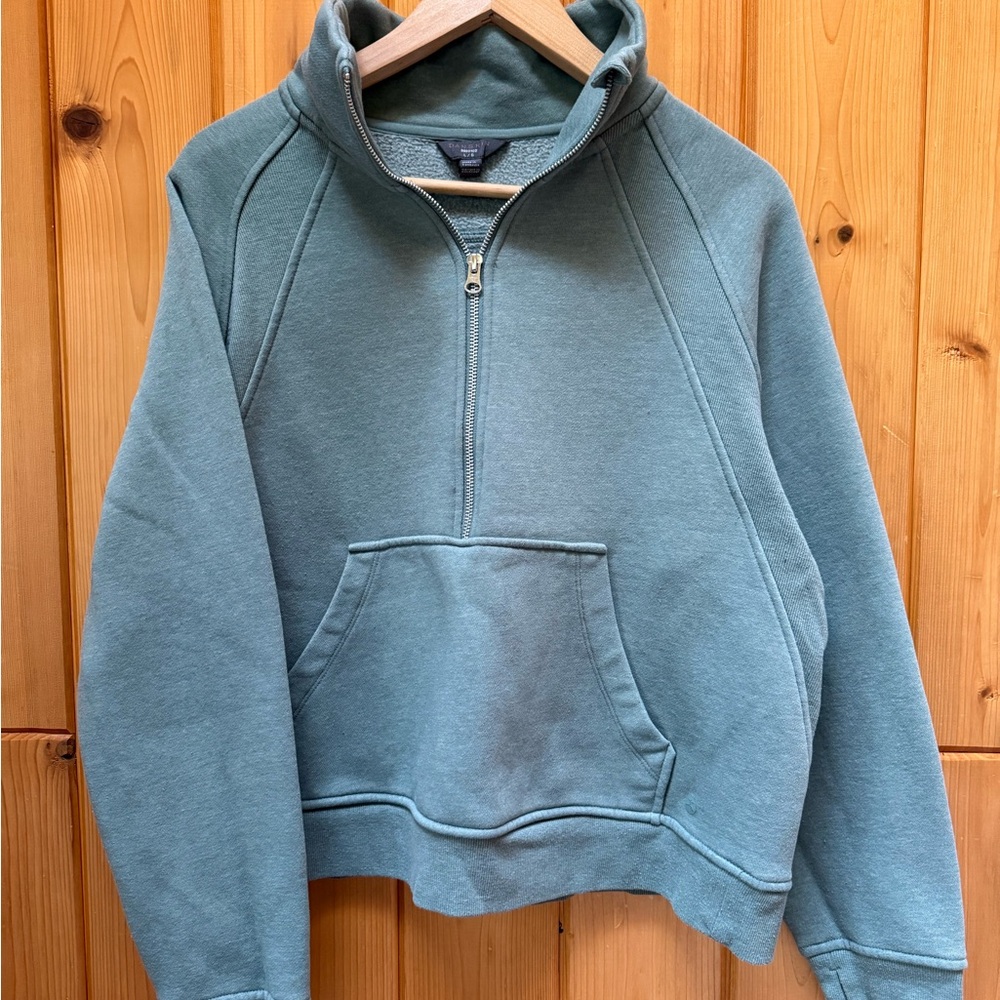 Danskin Women’s Half-Zip Pullover in Dusty Teal
